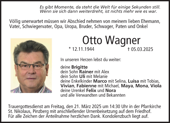 Anzeige von Otto Wagner von MGO