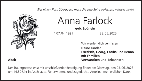 Anzeige von Anna Farlock von MGO