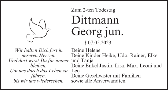 Anzeige von Georg Dittmann von MGO