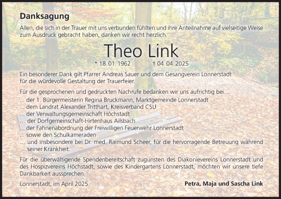 Anzeige von Theo Link von MGO