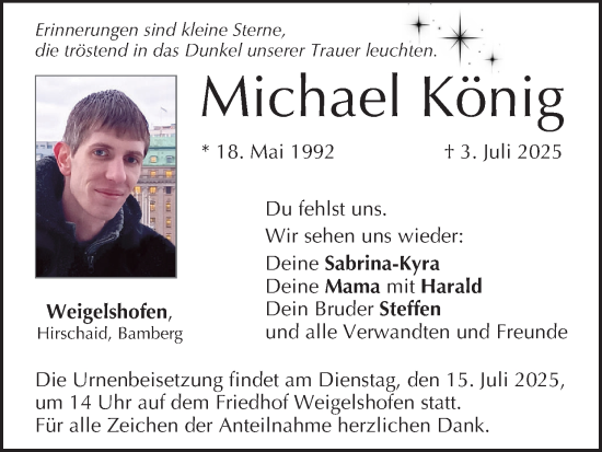 Anzeige von Michael König von MGO