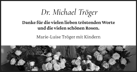 Anzeige von Michael Tröger von MGO