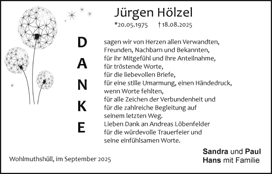 Anzeige von Jürgen Hölzel von MGO