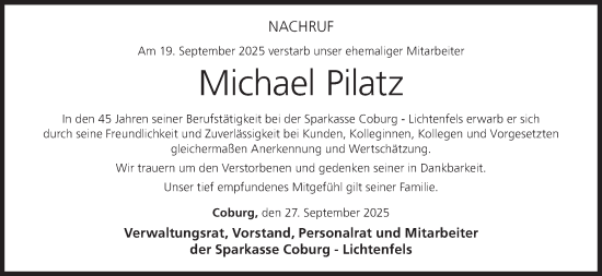 Anzeige von Michael Pilatz von MGO