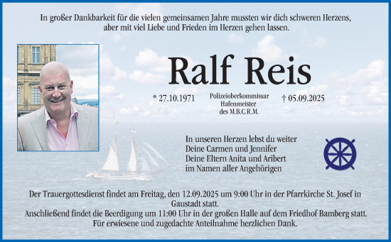 Anzeige von Ralf Reis von MGO