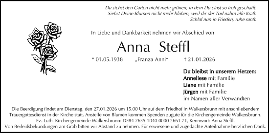 Anzeige von Anna Steffl von MGO