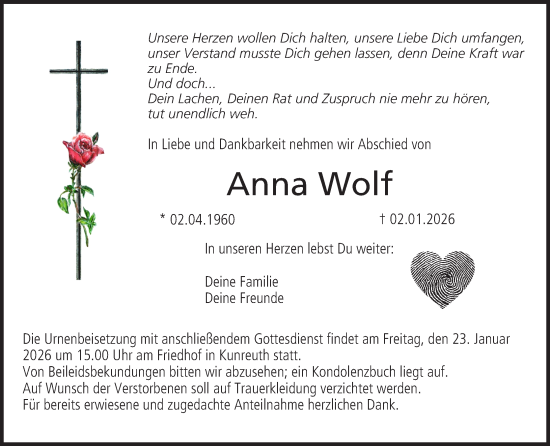 Anzeige von Anna Wolf von MGO