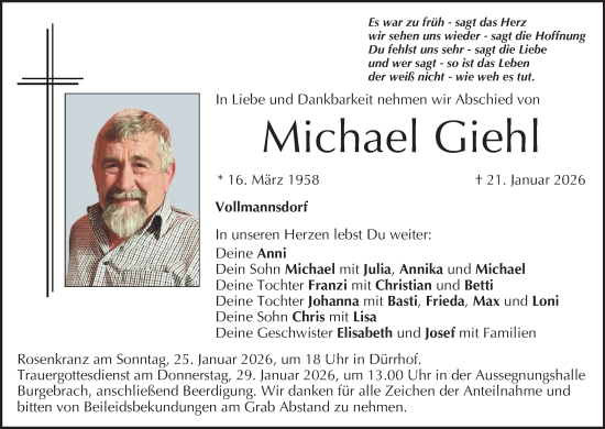 Anzeige von Michael Giehl von MGO