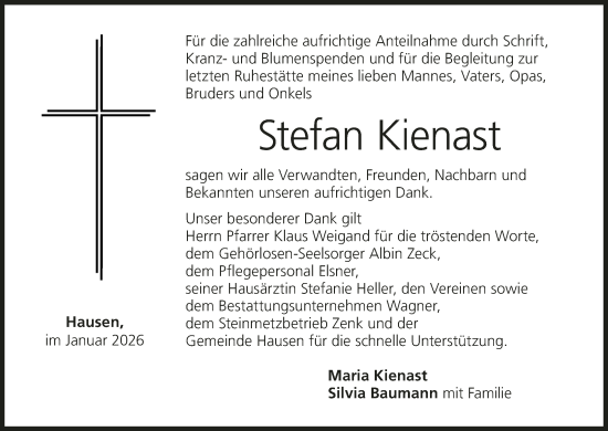 Anzeige von Stefan Kienast von MGO