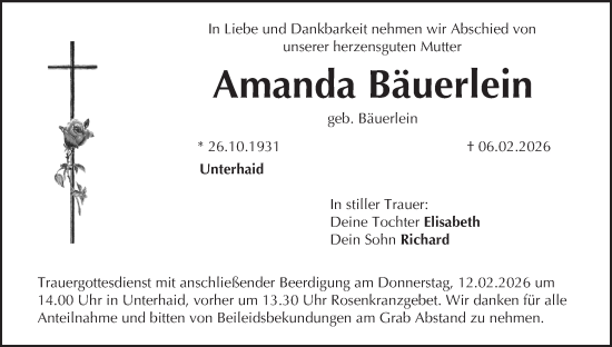 Anzeige von Amanda Bäuerlein von MGO