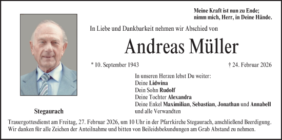 Anzeige von Andreas Müller von MGO
