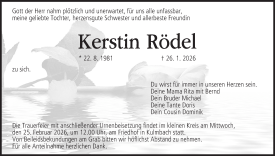 Anzeige von Kerstin Rödel von MGO