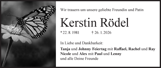 Anzeige von Kerstin Rödel von MGO