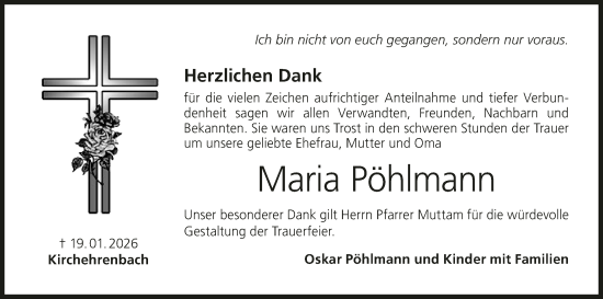 Anzeige von Maria Pöhlmann von MGO