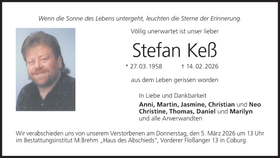 Anzeige von Stefan Keß von MGO
