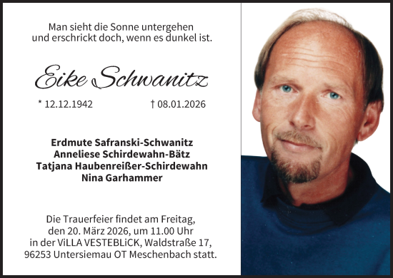 Anzeige von Eike Schwanitz von MGO