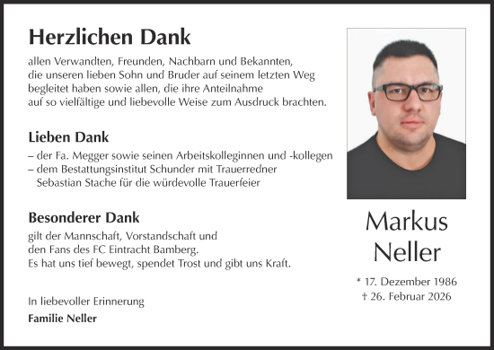 Anzeige von Markus Neller von MGO