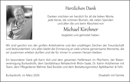 Anzeige von Michael Kirchner von MGO