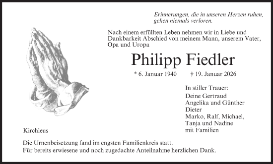Anzeige von Philipp Fiedler von MGO