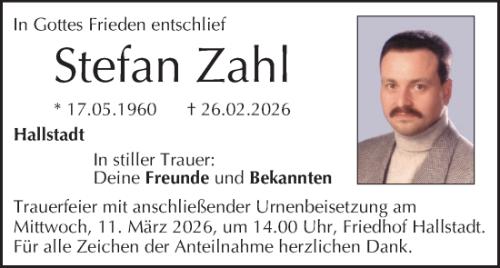 Anzeige von Stefan Zahl von MGO