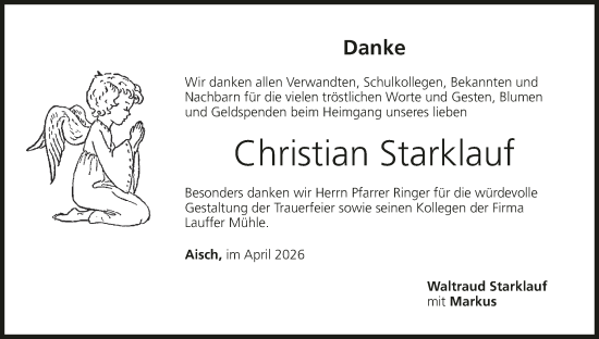 Anzeige von Christian Starklauf von MGO