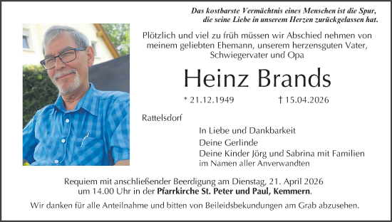 Anzeige von Heinz Brands von MGO