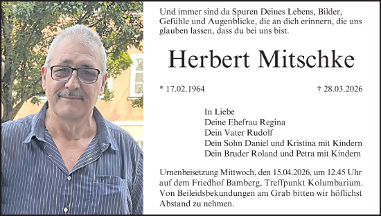 Anzeige von Herbert Mitschke von MGO