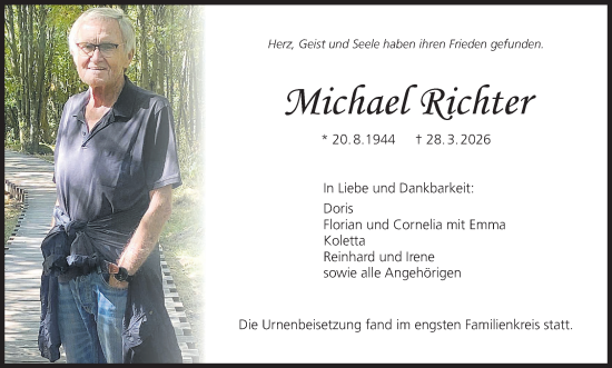 Anzeige von Michael Richter von MGO