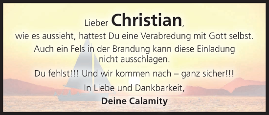 Anzeige von Christian  von MGO