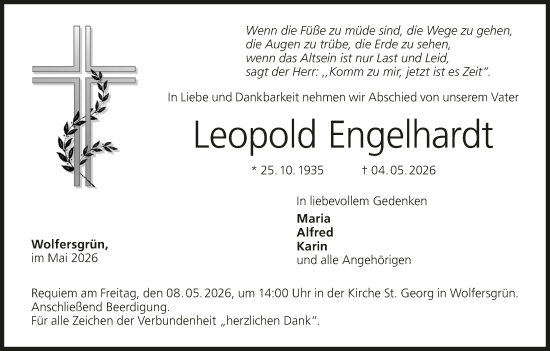 Anzeige von Leopold Engelhardt von MGO