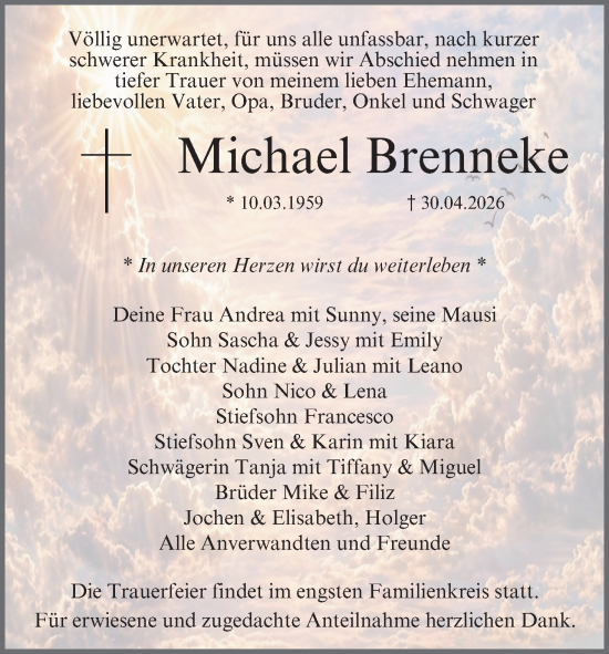 Anzeige von Michael Brenneke von MGO