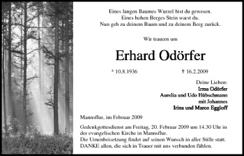 Anzeige von Erhard Odörfer von MGO