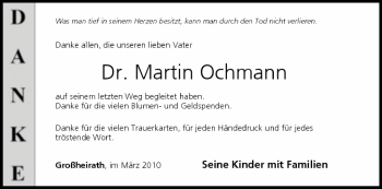 Anzeige von Martin Ochmann von MGO