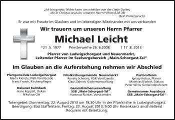 Anzeige von Michael Leicht von MGO