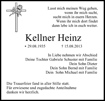 Anzeige von Kellner Heinz von MGO