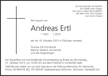 Anzeige von Andreas Ertl von MGO
