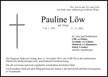 Anzeige von Pauline Löw von MGO