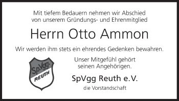 Anzeige von Otto Ammon von MGO