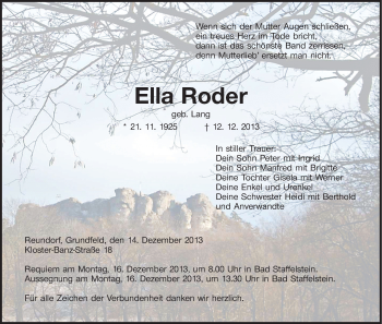 Anzeige von Ella Roder von MGO