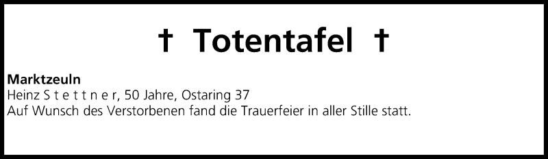  Traueranzeige für Totentafel vom 19.03.2014 vom 19.03.2014 aus MGO