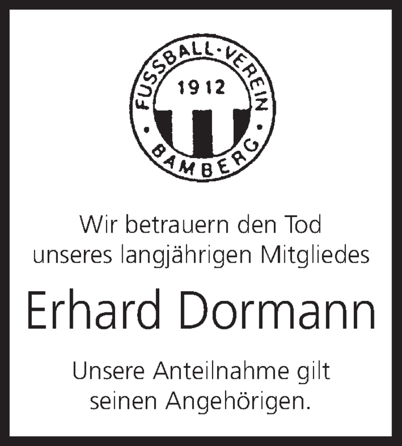  Traueranzeige für Erhard Dormann vom 18.09.2014 aus MGO