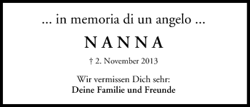 Anzeige von Nanna Deutschmann von MGO
