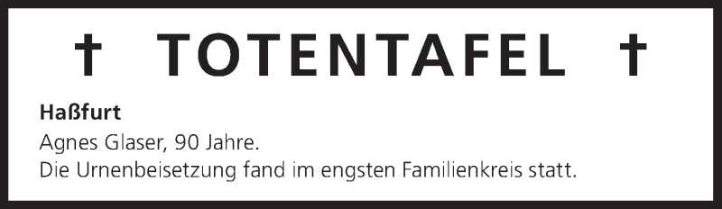  Traueranzeige für Totentafel vom 10.11.2014 vom 10.11.2014 aus MGO