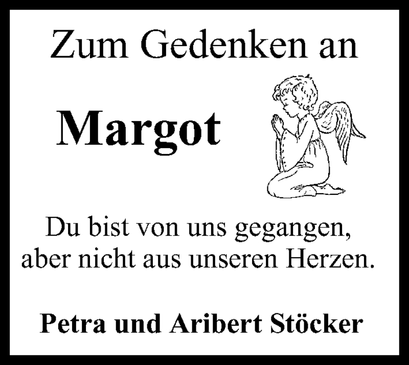 Traueranzeige für Margot  vom 15.10.2015 aus MGO