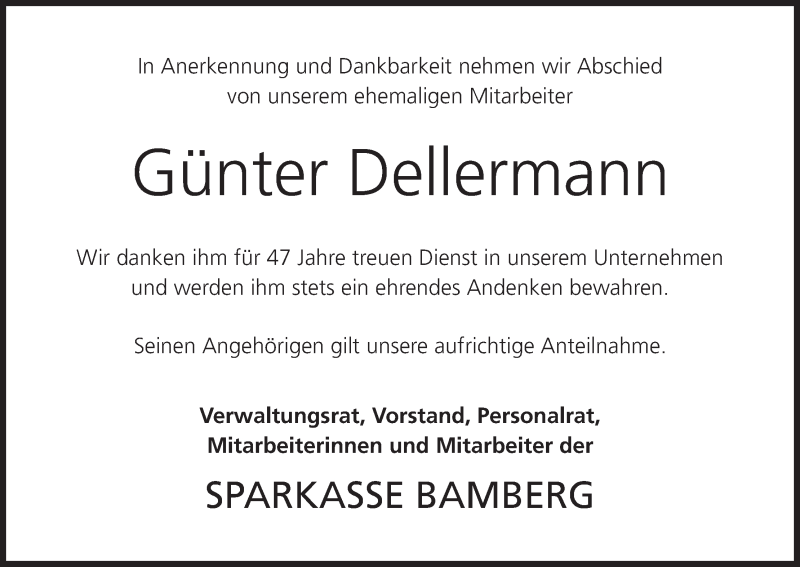  Traueranzeige für Günter Dellermann vom 09.09.2015 aus MGO