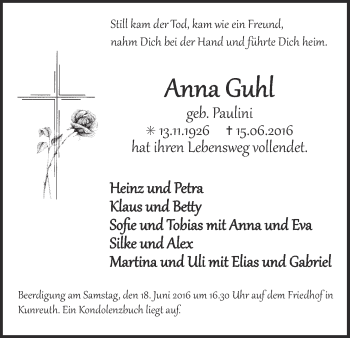Anzeige von Anna Guld von MGO