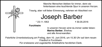 Anzeige von Joseph Barber von MGO