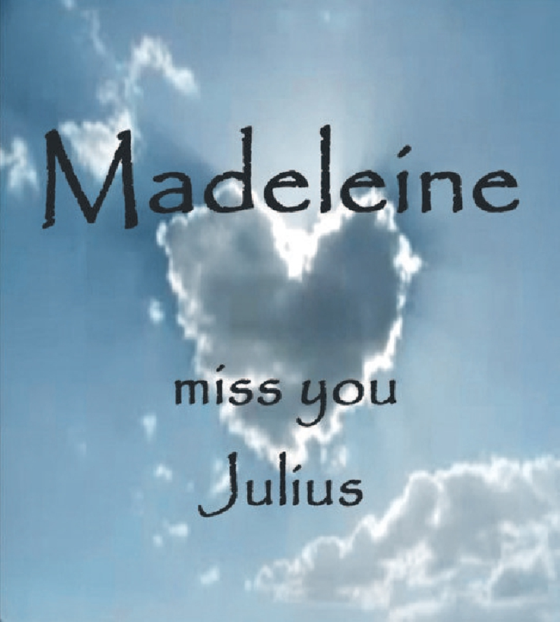  Traueranzeige für Madeleine  vom 05.08.2016 aus MGO