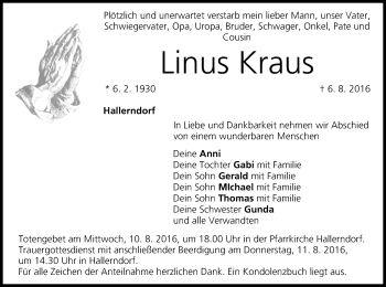 Anzeige von Linus Kraus von MGO