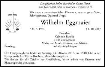 Anzeige von Wilhelm Eggmaier von MGO